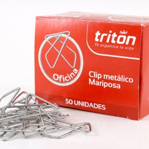 Ganchos clips triton mariposa mediano